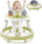 Регулируема бебешка проходилка 3в1, сгъваема, ергономична, зелена, снимка 1