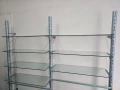 Спешно 4×стъклени рафтове/стелажи за оборудване на магазин, снимка 3