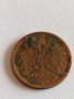 Рядка монета 2 кройцера 1912 година Франц Йозеф 3.14гр. диаметър 1.9см. Австрия - 21200, снимка 4