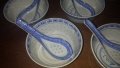 Традиционни Китайски купи за ориз с порцеланови лъжици, снимка 7