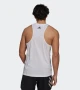 Adidas Run Logo Tank Top - страхотен мъжки потник КАТО НОВ 2ХЛ, снимка 3