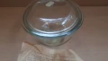 Ретро купа с капак от огнеупорно стъкло и упътване, снимка 3