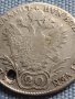 Сребърна монета 20 кройцера 1817г. Франц първи Виена Австрийска империя 61331, снимка 9