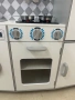 Детска дървена кухня с реалистични звуци и светлини - 91 x 30 x 102 см COSTWAY, снимка 8