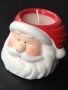 Дядо Коледа - НОВА керамична свещ, снимка 1 - Декорация за дома - 43117607