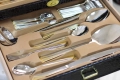 Куфар с прибори за хранене от 86 части , снимка 4