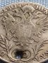 Сребърна монета 20 кройцера 1808г. Франц втори Виена Австрия 14907, снимка 10