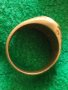 СТИЛНО ОРНАМЕНТИРАН СТАР ПОЗЛАТЕН Бронзов ПРЪСТЕН РЪЧНА ИЗРАБОТКА 2662, снимка 5