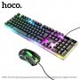 HOCO Светеща клавиатура и мишка GM11 Гейминг комплект Terrific Glowing, RGB, снимка 3