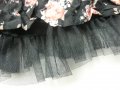 черна пола на рози с тюл Amisu, снимка 3