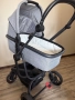 Детска количка Cangaroo Ellada 3в1 сив, снимка 1