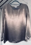 Луксозна блуза LE COMTE satin - елегантен Metallic шик, снимка 2