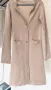 Зимна рокля модерен цвят светъл беж 100% кашмир, снимка 3