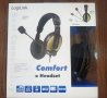 СТЕРЕО СЛУШАЛКИ LOGILINK С ВИСОК КОМФОРТ / СЛУШАЛКИ / ПЪЛЕН РАЗМЕР / ЖИЧНИ | HS0011A, снимка 2
