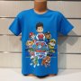 Нова детска тениска с дигитален печат PAW Patrol (Пес патрул) в син цвят, снимка 1 - Детски тениски и потници - 37355449