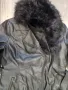 Кожено яке с пух размер ХЛ , снимка 4