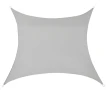 Сенник с правоъгълно платно, UV защита, светло сиво, 400 x 600 см, полиестер , снимка 1