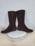 Нови кафяви ботуши - 40 номер естествен велур, снимка 3