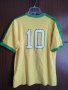 Brasil Brazil Nike #10 оригинална тениска памучна номер 10 размер М Бразилия , снимка 2