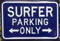 Метална табела SURFER PARKING ONLY GB