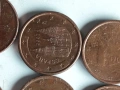 1 евро цент от различни държави и години 11бр., снимка 8