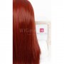 Дълга права червена перука с бретон Вивиан, снимка 4