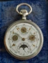 Старинен сребърен Швейцарски джобен часовник Tavannes, снимка 1