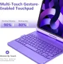 Нов Калъф с клавиатура за iPad 10-то поколение 10.9” с тъчпад и RGB кейс, снимка 3