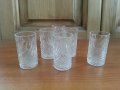Стъклени чаши чашки , снимка 1 - Антикварни и старинни предмети - 37685313