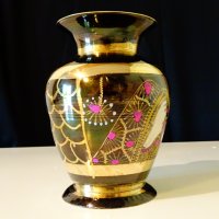 Бронзова ваза,ръчно гравирана Сватба. , снимка 2 - Вази - 33075609