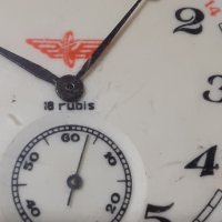 Стар руски джобен часовник Мълния с влак, снимка 6 - Антикварни и старинни предмети - 44034127