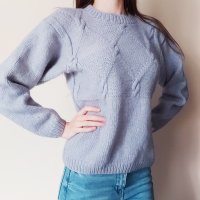Ръчно плетени пуловери и блузи, снимка 13 - Блузи с дълъг ръкав и пуловери - 14074704