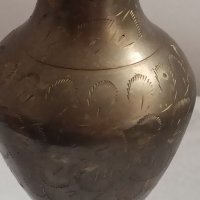 Красива бронзова ваза , снимка 2 - Вази - 39411153