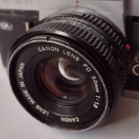 Аналогов фотоапарат Canon FTb с обектив 50mm 1.8, снимка 4 - Фотоапарати - 37254004