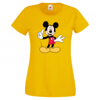 Дамска тениска Mickey Mouse 9 Мини Маус,Микки Маус.Подарък,Изненада,, снимка 10 - Тениски - 36526632