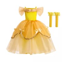 Разкошна рокля на Бел , снимка 2 - Детски рокли и поли - 44117210