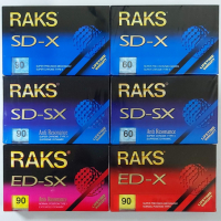 Нови аудио касети РАКС RAKS нормални и хромни ED-SX ED-X SD-X SD-SX 60 и 90 минути, снимка 1 - Декове - 36423954