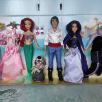 Комплект кукли - Малката русалка - Ариел, Ерик, Урсула и кукла Ванеса Дисни Disney оригинални, снимка 18 - Кукли - 40363938