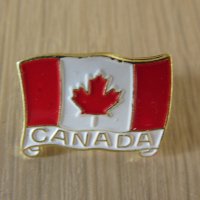 Значка - флаг Канада, снимка 2 - Други ценни предмети - 27059637