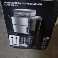 Кафемашина Russell Hobbs Grind & Brew 25610-56 с мелница, снимка 5 - Кафе машини - 43122276