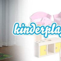 Дървена къща за кукли  Kinderplay Green GS0020 с Led светлини мебели 3 етажа къща за барби, снимка 3 - Кукли - 43408744