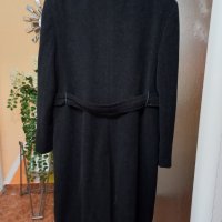 Плътно, черно италианско палто. Размер: ХL. Леко и меко, с подплата., снимка 3 - Палта, манта - 40524716