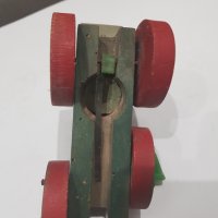 Стара дървена детска играчка жаба, снимка 4 - Колекции - 34928512