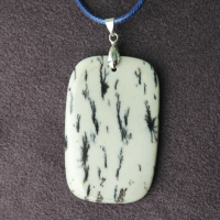 Висулка яспис, естествен камък, нова, собствен модел, снимка 4 - Колиета, медальони, синджири - 44900915
