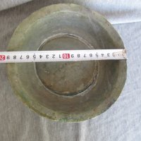 стара медна чиния, снимка 2 - Антикварни и старинни предмети - 33124187