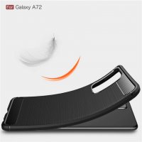 Samsung Galaxy A72 карбон силиконов гръб / кейс, снимка 6 - Калъфи, кейсове - 33015726