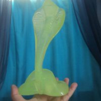 Фосфоресцираща и променяща цвета си змия - кобра фигура пластика статуетка, снимка 14 - Статуетки - 33517776