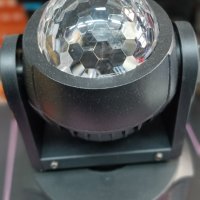 Украса,mini moving head 4 led и свера двойна лед въртяща се глава, диско ефект, сценично осветление, снимка 1 - Друга електроника - 44050965