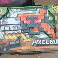 Майнкрафт Пистолет Pixel Gun с меки куршуми, снимка 2 - Други - 43299582