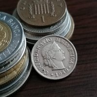 Монета - Швейцария - 5 рапен | 1949г., снимка 2 - Нумизматика и бонистика - 34956324